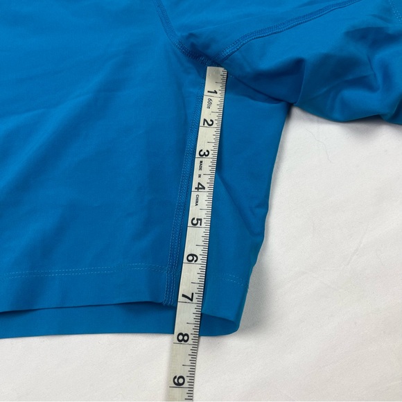 Bear Bottom Mens Lined Gym Shorts Sz Medium Blue Elastic Waist Pockets B6 - Picture 7 of 8